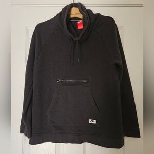 Nike Women's Black Turtle Neck Pullover Sweatshirt Size Small